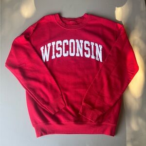 Fanatics Wisconsin Badgers Red Sweatshirt